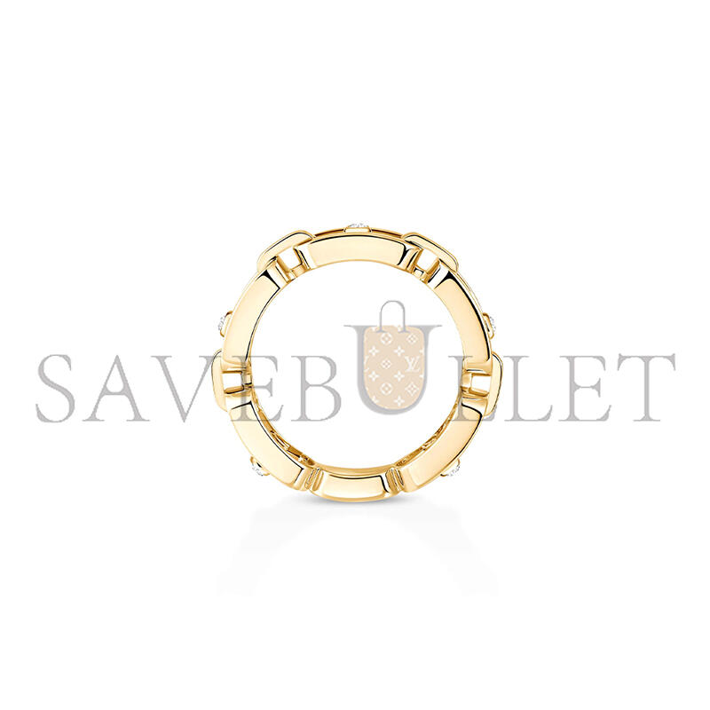 MESSIKA MOVE LINK RING YELLOW GOLD DIAMOND RING 12078-YG